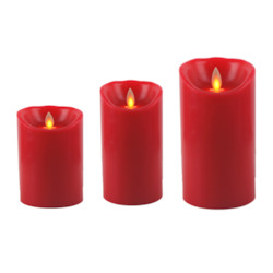 Moving Wick Candles - Red
