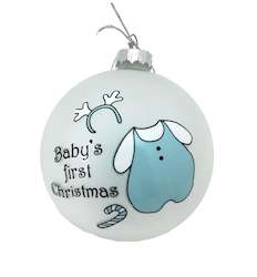 Baby's First Christmas - Blue