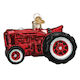 Blown Glass - Vintage Red Tractor