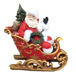 Traditional Santa in Sleigh