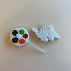 Biscuit manufacturing: Paint your own Dinosaur Cookie