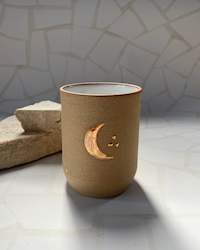 Speckled Gold Moon Tumbler