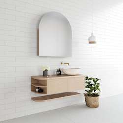 Interior design or decorating: Maiko Curved Vanity | 1400 WIDE