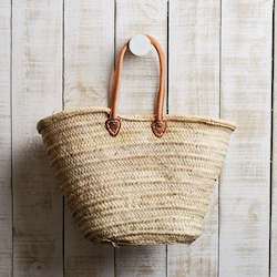 French Market Baskets: French Market Basket with Long Handle - 5 Colours by Le Panier