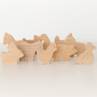 Products: Wooden Farm Animal Set