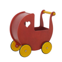 Products: Moover Wooden Pram-red