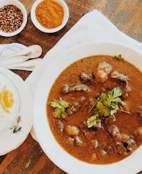 Beef Massaman Curry with jasmine rice