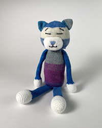 Hand Knitted Character Cat