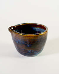 Ceramic Pouring Bowl - Blue Glaze