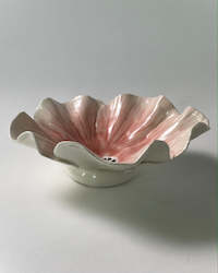 Hibiscus Ceramic Bowl - Pink