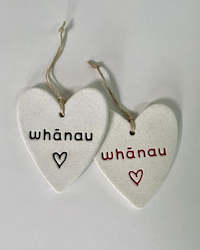 Ceramic Hearts by Michelle Bow - Whanau