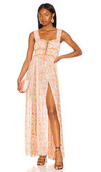 FREE PEOPLE dance with me, flowy maxi