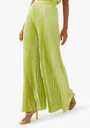 All Clothing: L'idee BISOUS PLEATED PANT - MOJITO