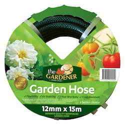 Garden Watering: Unfitted 12mm x 15m Garden Hose