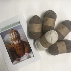 Morgan Sweater and Hat Knitting Kit