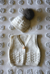 Internet only: Piper Vest and Hat Knitting Pattern