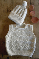 Peyton Vest and Hat Knitting Pattern