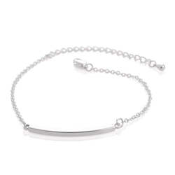 Jewellery: Curved Bar Bracelet