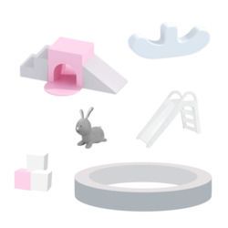 Toy: Explorer Playtime Package - Pink, Grey & White