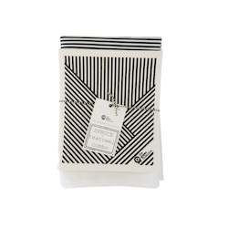 Stripes SET (50% Linen Teatowel + SPRUCE Dishcloth)