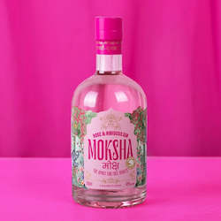 Wine and spirit merchandising: Moksha Rose & Hibiscus Gin