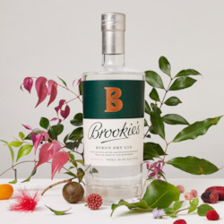 Wine and spirit merchandising: Brookie's Byron Dry Gin
