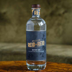 Wine and spirit merchandising: Reid + Reid Native Gin