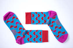 Clothing wholesaling: Merino Kids Socks - Hearts