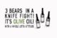 Three Bears in a Knife Fight Olive Oil 330mls