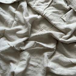 Linen Sheets: Natural Linen Fitted Sheet