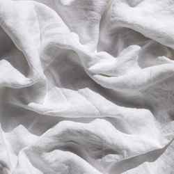 Linen Sheets: White Linen Fitted Sheet