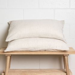 Linen Pillowcases: Natural Linen Pillowcase