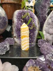 Frontpage: Orange Banded Calcite Tower