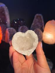 Agate Geode Heart