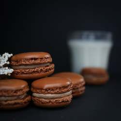 Ray White Collection: Chocolate Macarons 12 Pack with Ray White Box