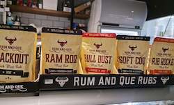 Rum & Que meat rubs