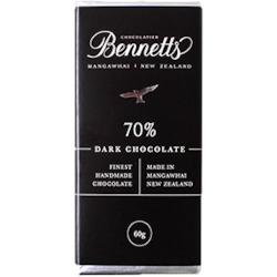 Chocolates: Bennetts Chocolate Dark 70%