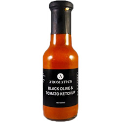 Sauces Savoury: Aromatics Blk Olive Tom Ketchup