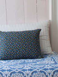 Medium Cushion | Blue Flowers