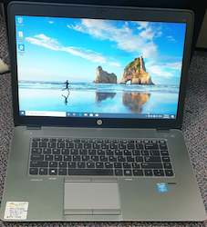 HP EliteBook 850 G2 - i5-5300U 2.30GHz 8GB 128GB SSD - Win10 Pro , Preowned Laptop