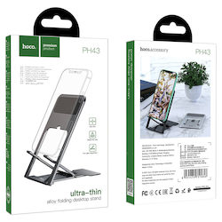 Telephone including mobile phone: Hoco ultra-thin alloy folding desktop Mobile Phone Holder stand PH43