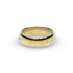 Jewellery manufacturing: Little Elvish Love Ring Yellow Gold Jens Hansen