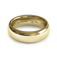 Jewellery manufacturing: Yellow Gold Movie Ring