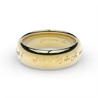 Elvish Love Ring Yellow Gold