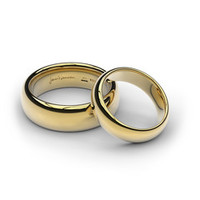 Jewellery manufacturing: Gold Movie Rings Set