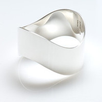 Jewellery manufacturing: Sterling silver wave bracelet Jens Hansen