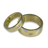 Jewellery manufacturing: 18ct Gold & Platinum ring set with Diamonds. Jens Hansen