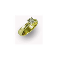 Jewellery manufacturing: 18ct Bi Tone Diamond Ring Jens Hansen