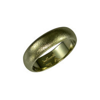 Jewellery manufacturing: 14ct Hammer Finished Wedding Band Jens Hansen