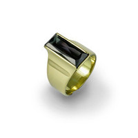 Jewellery manufacturing: 18ct Gold Rectangular Design Jens Hansen
